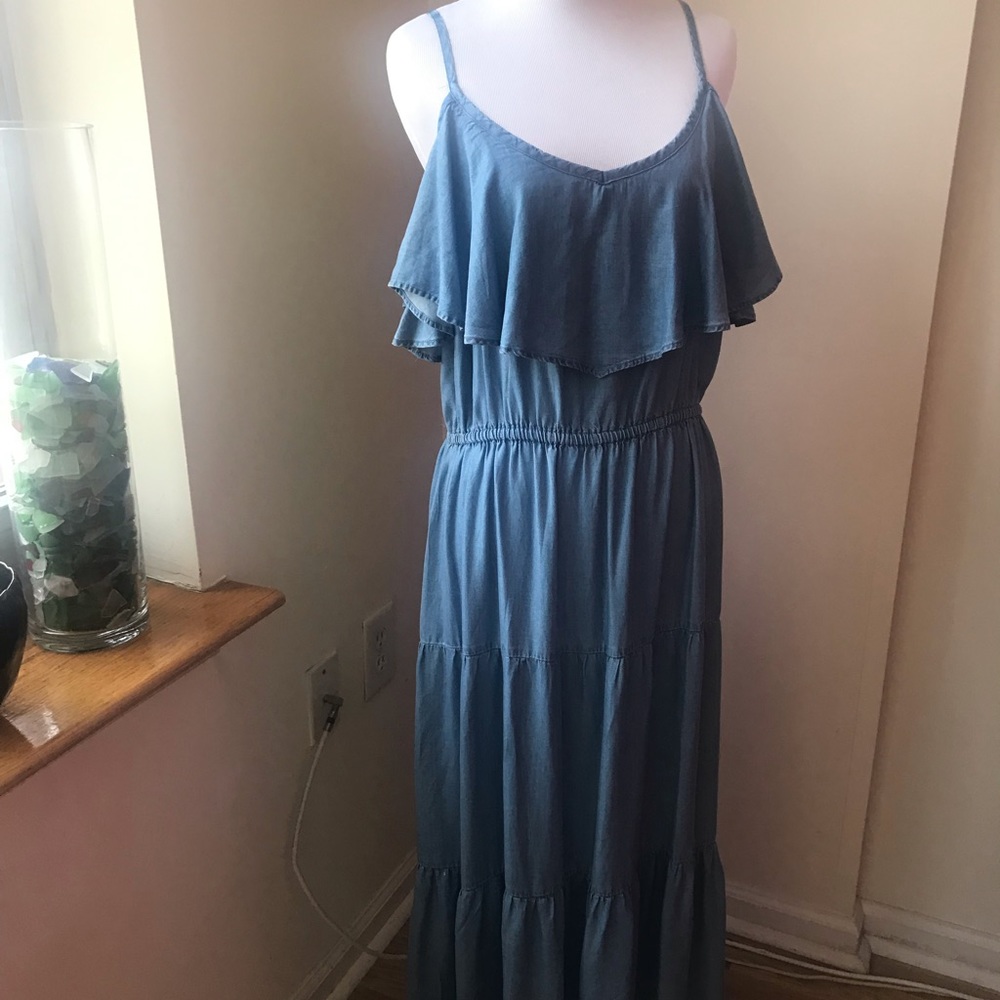 Denim Maxi Dress